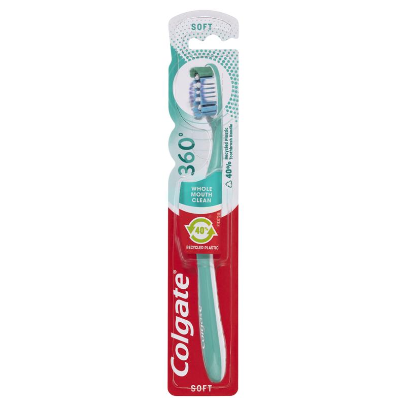 Colgate 360 Whole Mouth Clean Compact head Toothbrush Soft