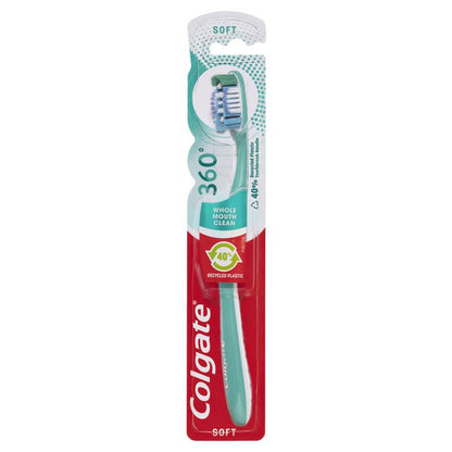 Colgate 360 Whole Mouth Clean Compact head Toothbrush Soft