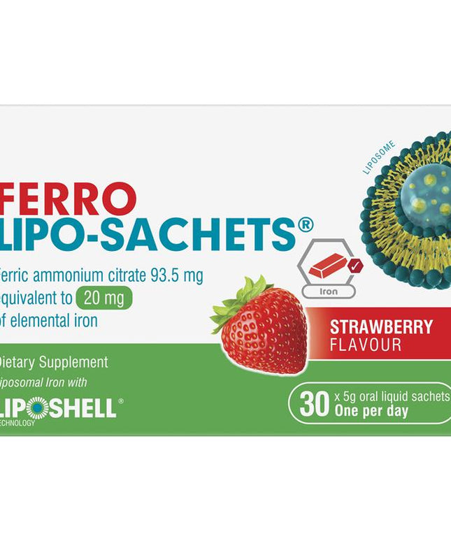 Lipo-Sachets Ferro Strawberry 5g 30 Sachets