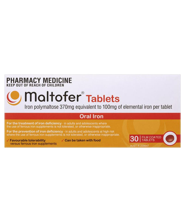 Maltofer Oral Iron 100mg 30 Tablets
