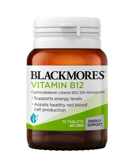 Blackmores B12 100MCG 75 Tablets