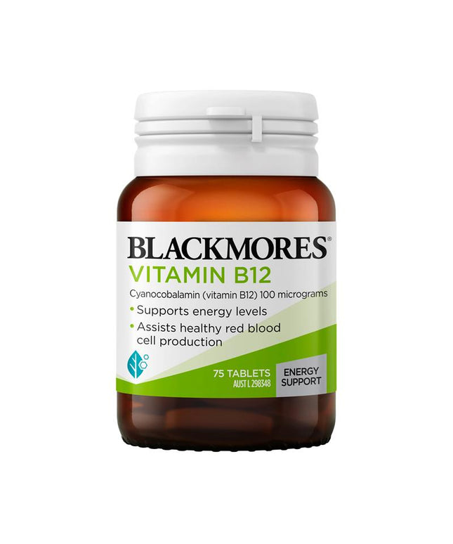 Blackmores B12 100MCG 75 Tablets