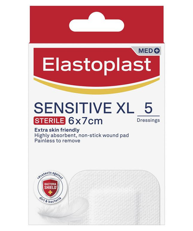 Elastoplast Sensitive Dressing XL 6x7cm 5 Dressings