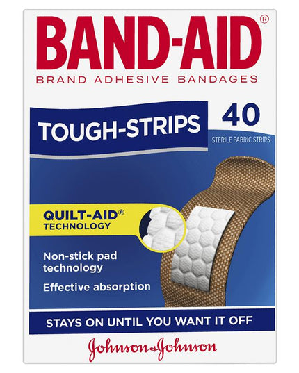Band-Aid Tough Strips 40 Pack