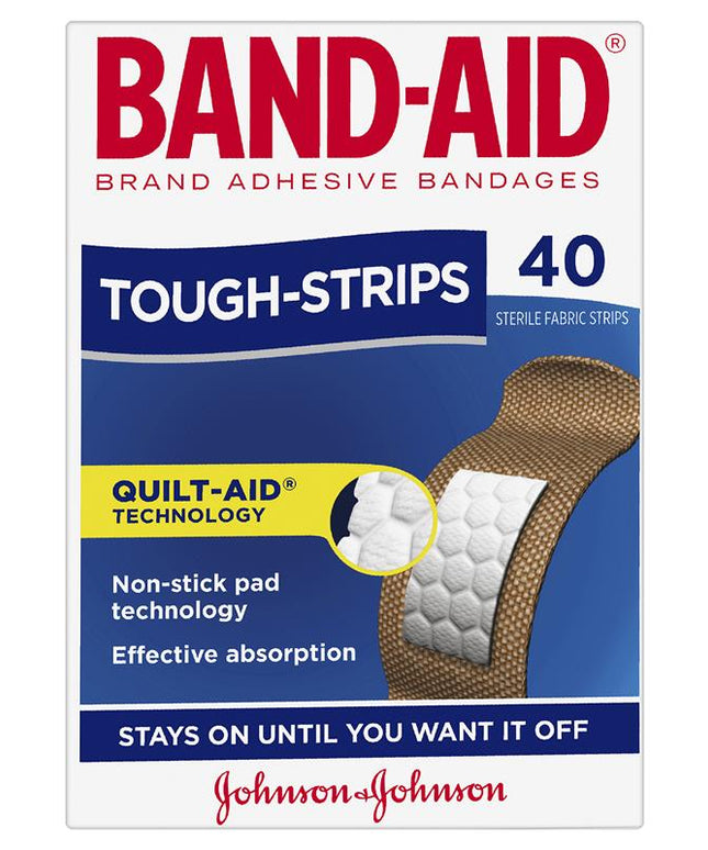 Band-Aid Tough Strips 40 Pack