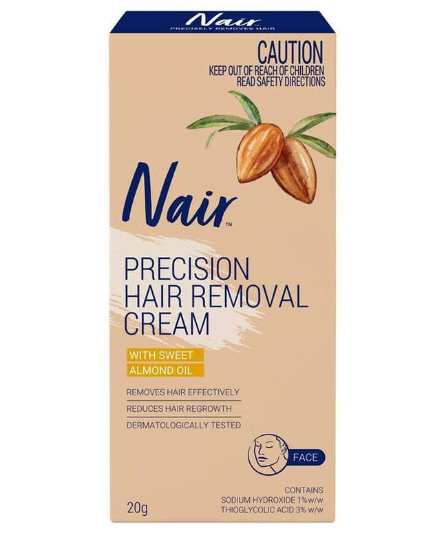 Nair Precision Facial Hair Removal Cream 20g