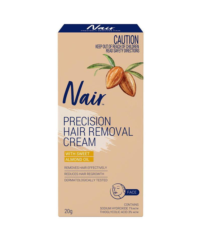 Nair Precision Facial Hair Removal Cream 20g