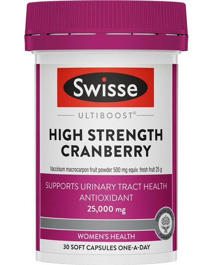 Swisse Cranberry 25000mg 30 Capsules
