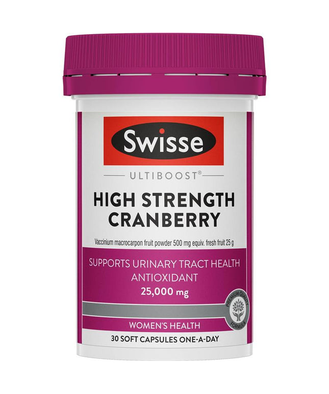 Swisse Cranberry 25000mg 30 Capsules