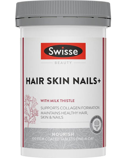 Swisse Beauty Hair Skin Nails+ 100 Tablets