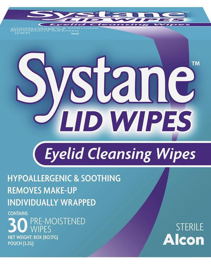 Systane Lid Wipes 30 Pack