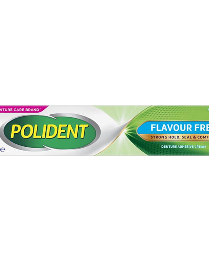 Polident Denture Adhesive Cream Flavour Free 60g
