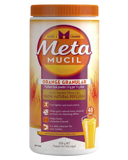 Metamucil Fibre Supplement Orange 48 Dose 528g