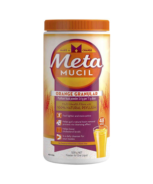Metamucil Fibre Supplement Orange 48 Dose 528g