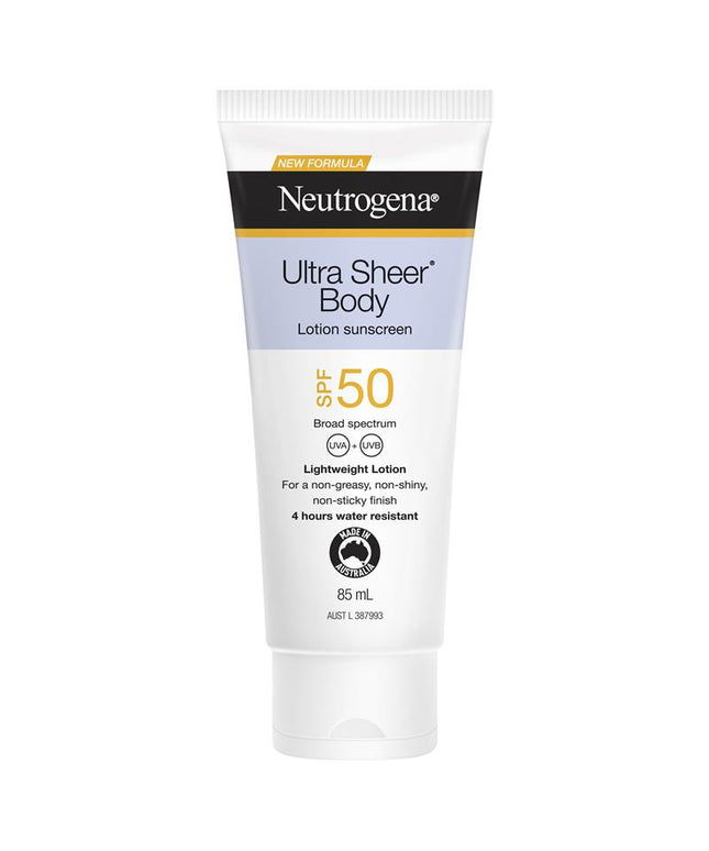 Neutrogena Ultra Sheer Body Lotion Sunscreen SPF 50 85ml