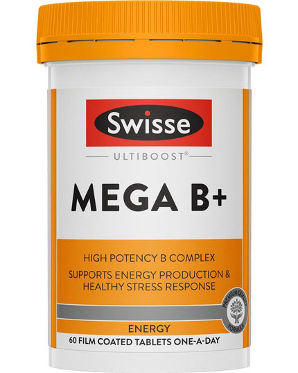 Swisse Ultiboost Mega B + 60 Tablets