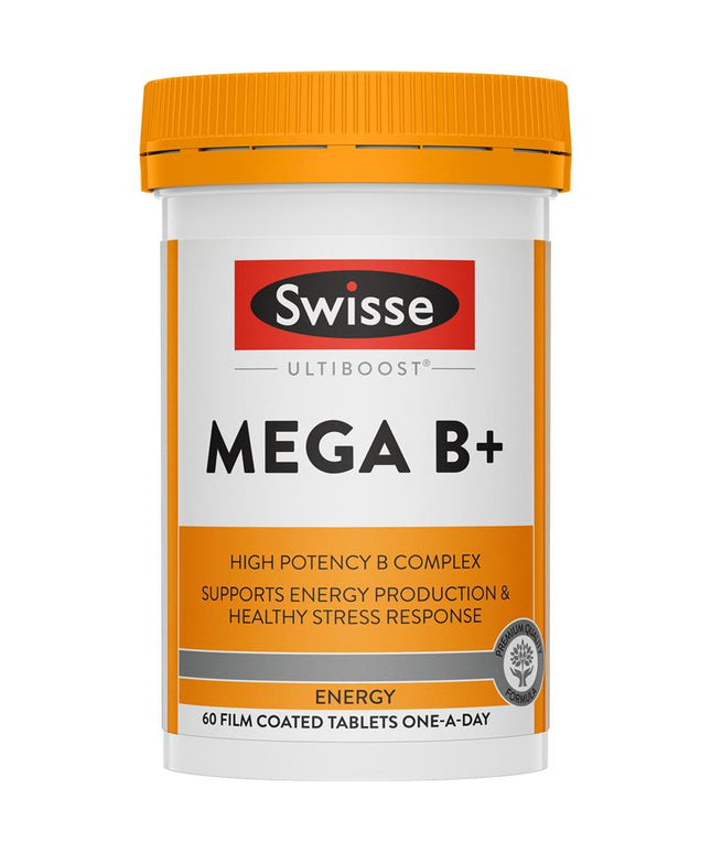 Swisse Ultiboost Mega B + 60 Tablets