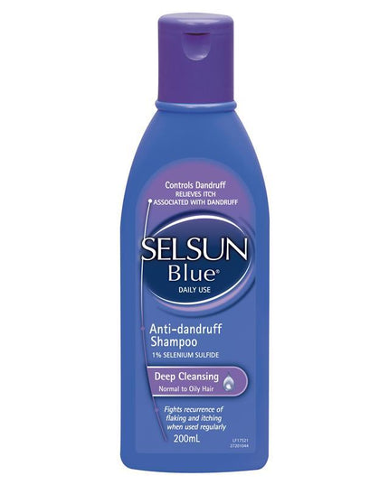Selsun Blue Anti Dandruff Shampoo Deep Cleansing 200mL
