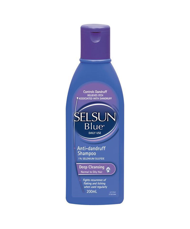 Selsun Blue Anti Dandruff Shampoo Deep Cleansing 200mL