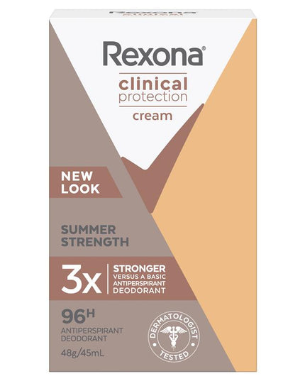 Rexona for Women Clinical Protection Antiperspirant Deodorant Summer Strength 45ml