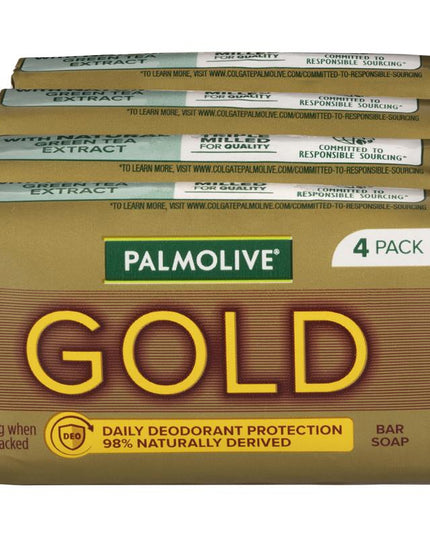 Palmolive Soap Bar Gold 90g 4 Pack