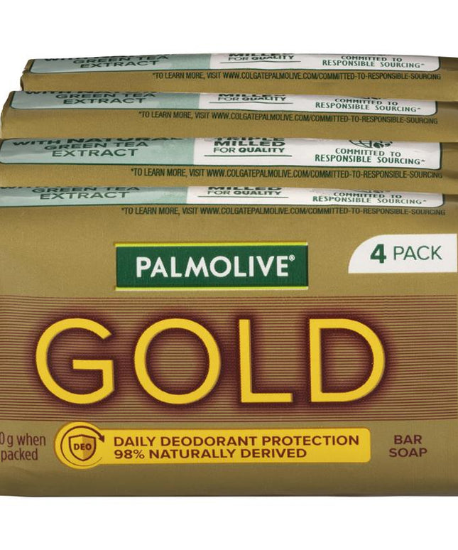 Palmolive Soap Bar Gold 90g 4 Pack