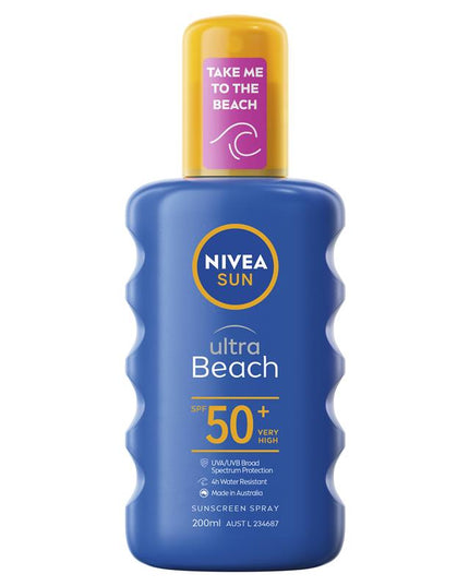 NIVEA Sun Ultra Beach SPF50+ Sunscreen Spray 200ml