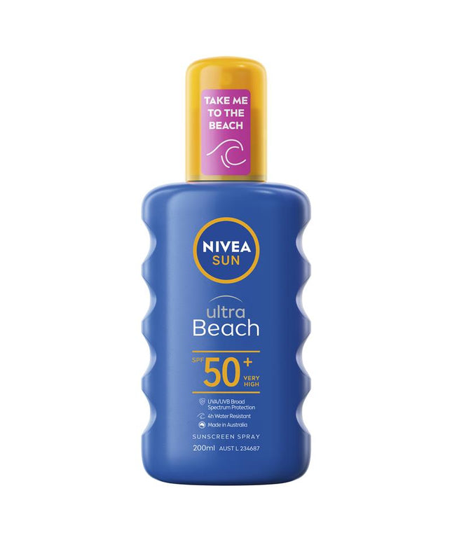 NIVEA Sun Ultra Beach SPF50+ Sunscreen Spray 200ml