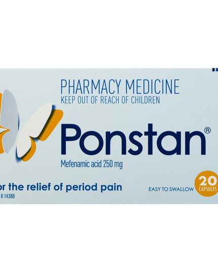 Ponstan 250mg Capsules 20