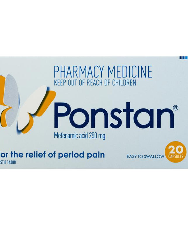 Ponstan 250mg Capsules 20