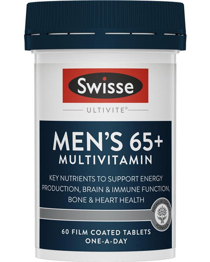 Swisse Mens Multivitamin 65+ 60 Tablets