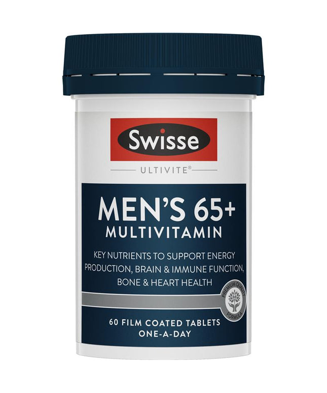 Swisse Mens Multivitamin 65+ 60 Tablets