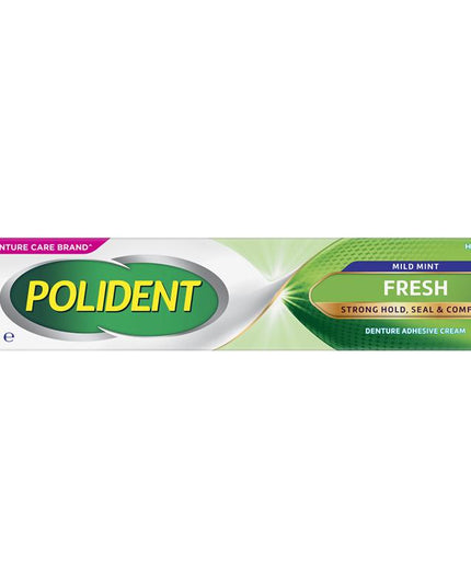 Polident Denture Adhesive Cream Fresh Mint 60g