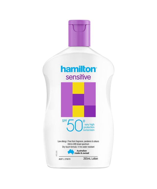 Hamilton Sun SPF 50+ Sensitive Lotion 265ml