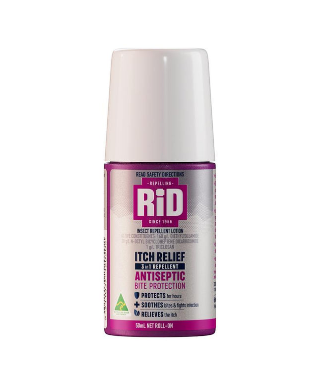 Rid Ultimate Antiseptic Insect Repellent Roll On 50ml