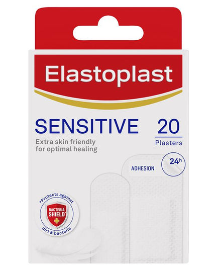 Elastoplast 46041 Sensitive Strips Assorted Pack 20