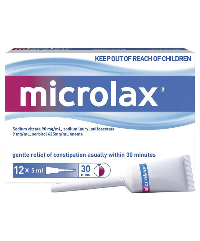 Microlax Enemas 5mL 12