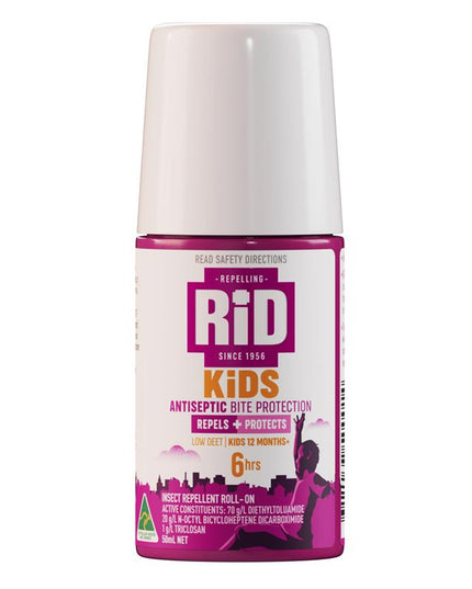 Rid Kids Antiseptic Insect Repellent 50ml Roll On