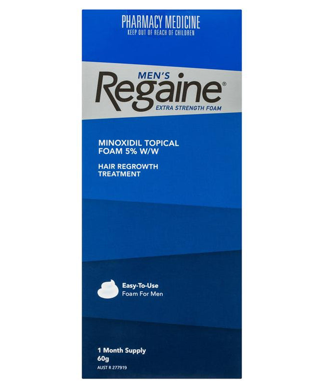 Regaine Men's Extra Strength Minoxidil Foam Hair Regrowth Treatment 60g