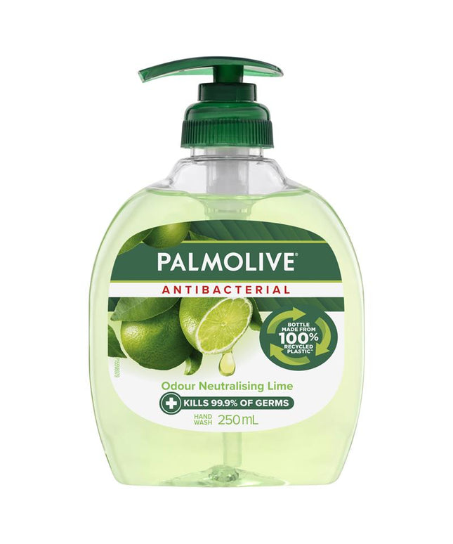 Palmolive Antibacterial Odour Neutralising Liquid Hand Wash Lime Pump 250mL