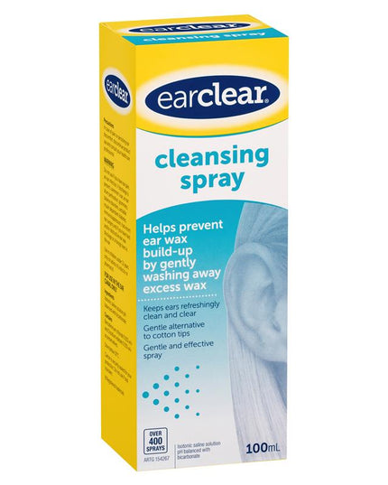 EarClear Cleansing Spray 100mL – Prevents Ear Wax Build-up & Keeps Ears Clean