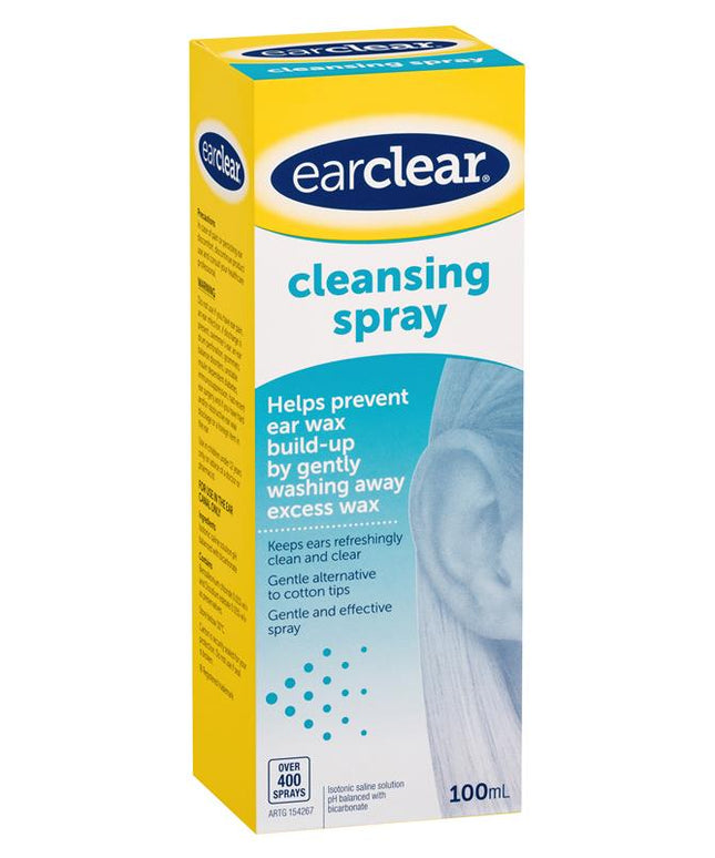 EarClear Cleansing Spray 100mL – Prevents Ear Wax Build-up & Keeps Ears Clean