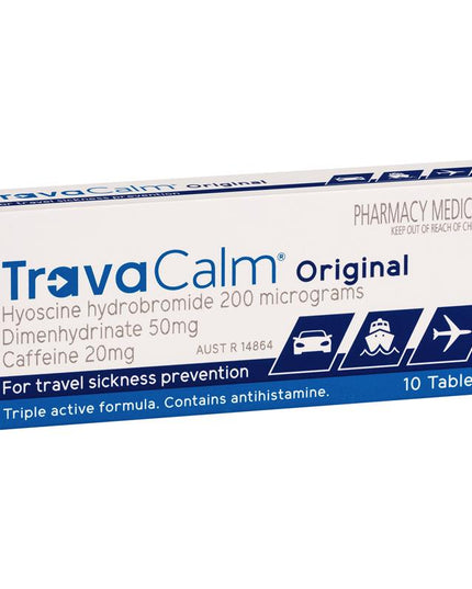 Travacalm Travel Sickness Original 10 Tablets