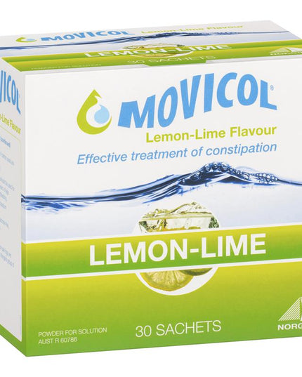 Movicol Adult Lemon Lime 30 Sachets
