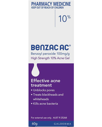 Benzac AC Gel 10% 60g
