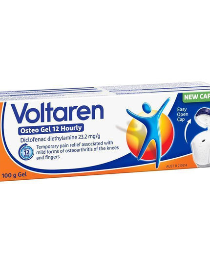 Voltaren Osteo Gel Osteoarthritis 12 Hour Pain Relief 100 g