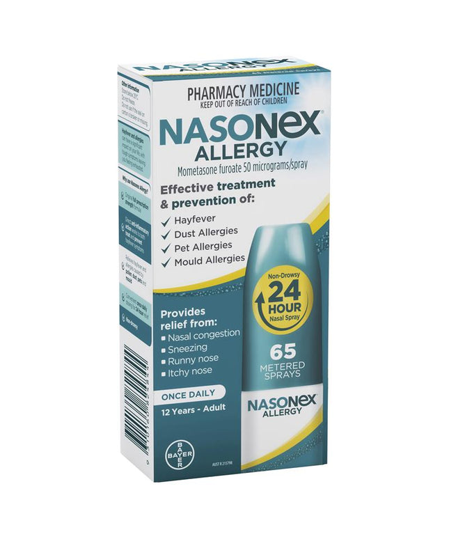 Nasonex Allergy Non-Drowsy 24 Hour Nasal Spray 65 Sprays