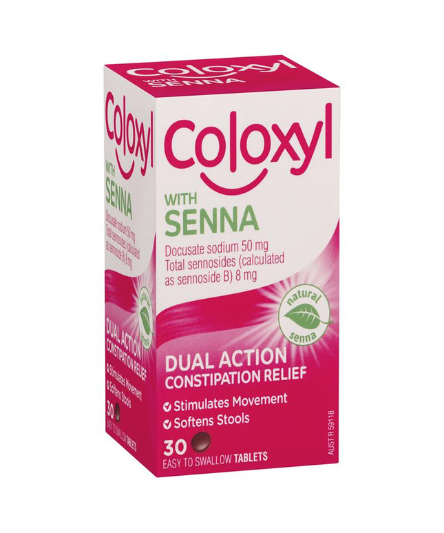 Coloxyl & Senna 30 Tablets