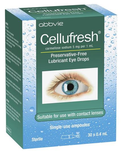 Cellufresh Eye Drops 30 x 0.4ml Vials