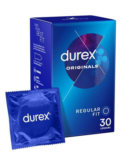 Durex Regular Condoms Original 30 Pack